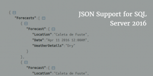 JSON Support for SQL Server