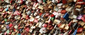 locks on a bridge