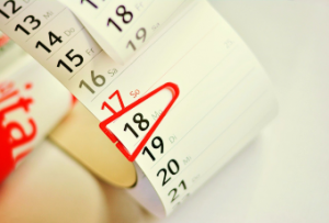 thin calendar