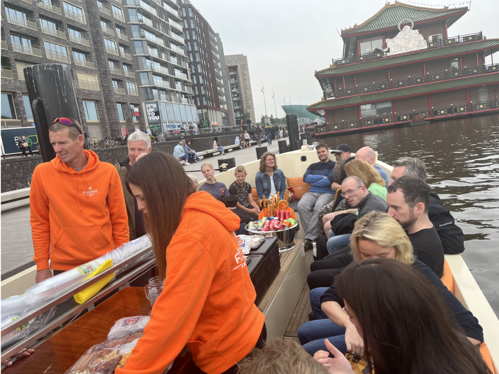 Amsterdam canal boat