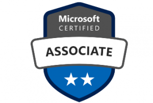 Microsoft certified associate badge small