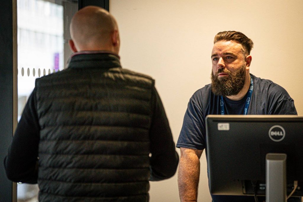 John McCormack answering questions