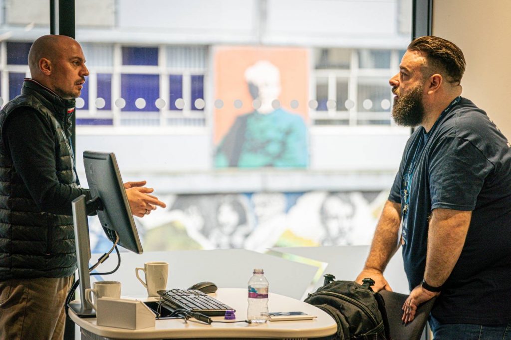 John McCormack answering questions